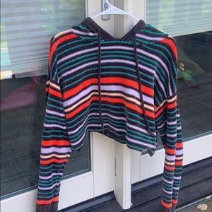 Striped Urban Outfitters hoodie